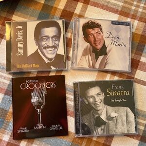 Forever Crooners CD Music Set: Frank Sinatra, dean martin, and Sammy Davis Jr